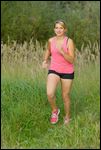 Frau beim Joggen