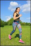 Frau beim Joggen
